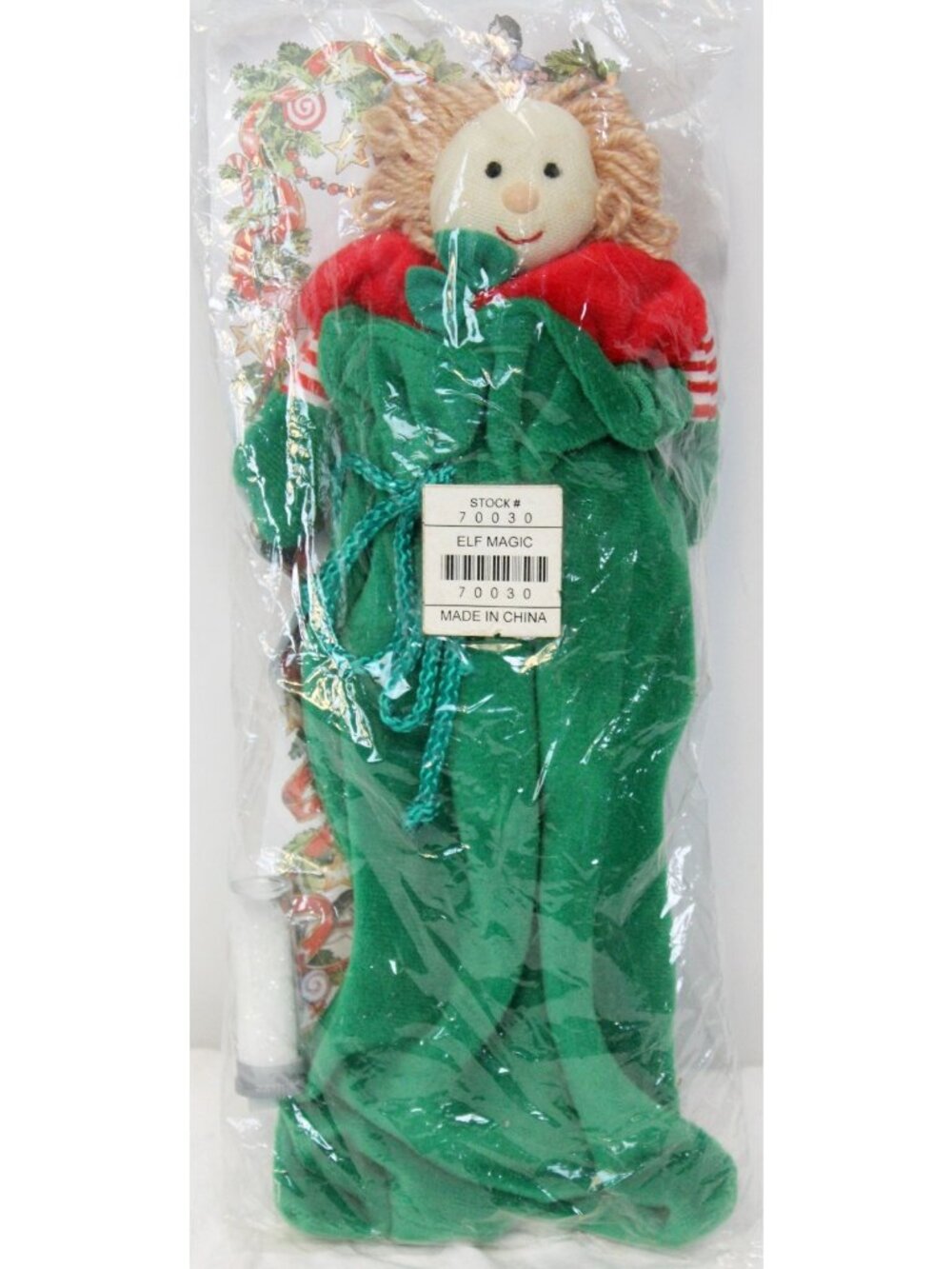 SLAH Southern Living Elf Magic Plush Doll Jack Glitter SEALED Drawstring Bag NEW